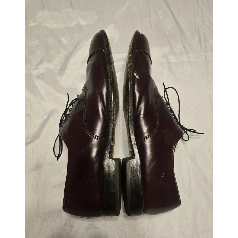 Allen Edmonds Park Avenue 13B Cap Toe Oxford‎ Brown Leather Dress Shoes USA
